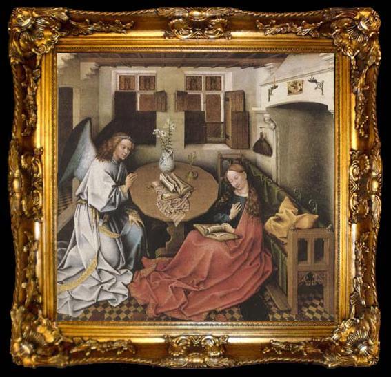 framed  Robert Campin Annunciation (mk08), ta009-2